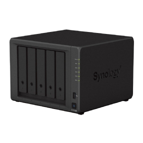 Servidor NAS Synology DS1522+ 20TB - Dual-core 2.6GHz - 8GB DDR4 - 4x 1GbE - Inclui 5 HDs NAS de 4TB