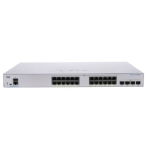 Switch Cisco Business 250 - 24 Portas Gigabit - 4x SFP - Layer 3 - Gerenciável - MPN: CBS250-24T-4G-BR