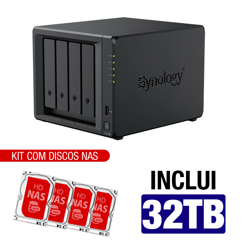Synology DS423+ - Serveur NAS 4 baies - Serveur NAS - Synology